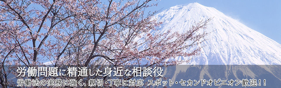 労働問題に精通した身近な相談役 労働法の実務に強く、親切・丁寧に対応 スポット・セカンドオピニオン歓迎！！ 東京都多摩市　社会保険労務士法人　上條・三木事務所